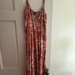 Wild Fable Coral Floral Maxi Dress